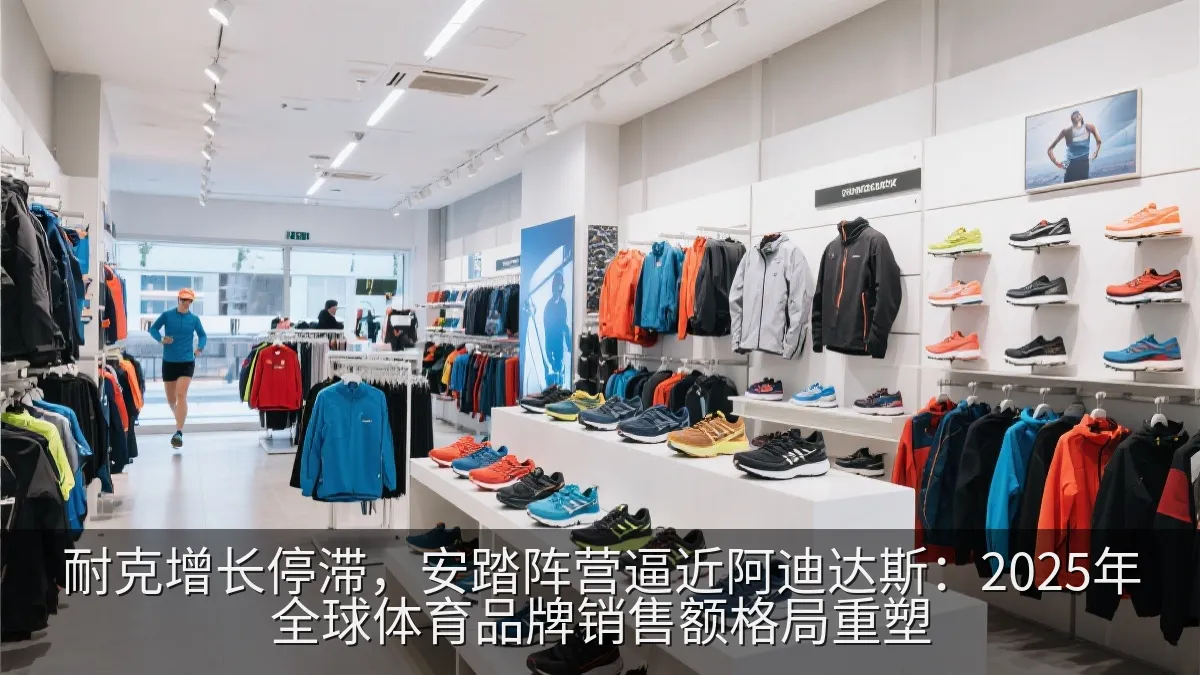 耐克增长停滞，安踏阵营逼近阿迪达斯：2025年全球体育品牌销售额格局重塑